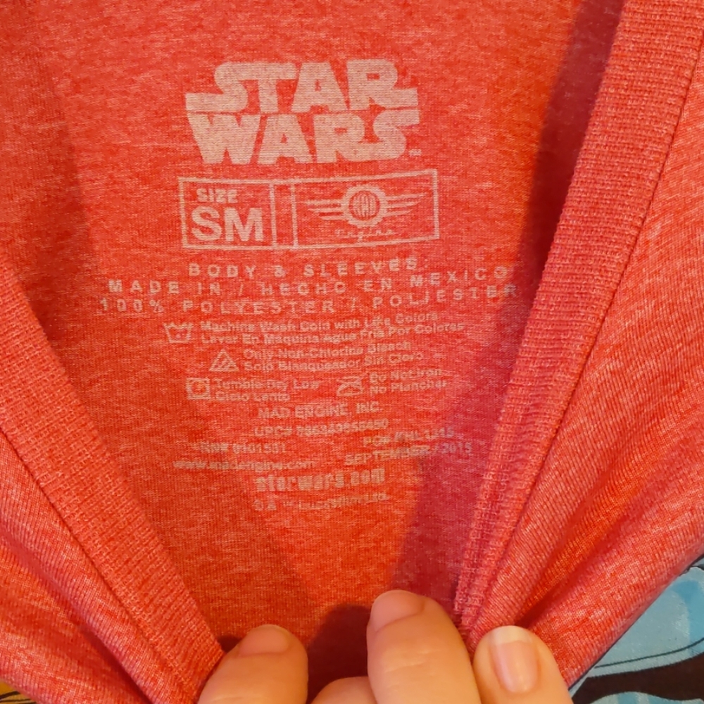 Star Wars Long Sleeve Polyester Shirt SM - Picture 3 of 8